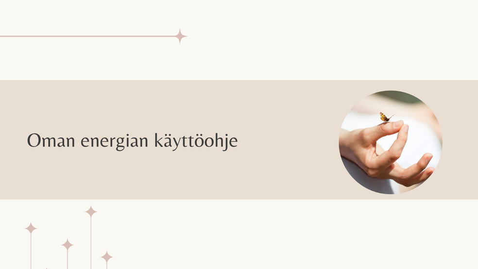 Oman energian käyttöohje -kurssi by Milocoo